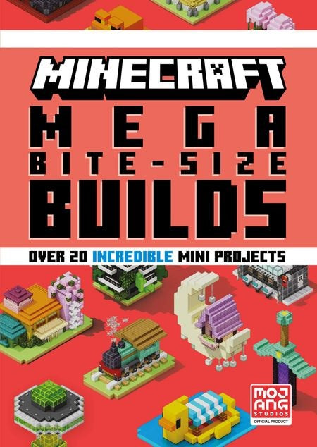 Minecraft: Mega Bite-Size Builds Hardback By Mojang AB (Books)