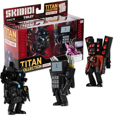 Skibidi Toilet - Titan 3-Pack (Toys)