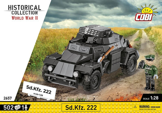 Cobi - World War II - Sd.Kfz.222 502 pcs (Toys)