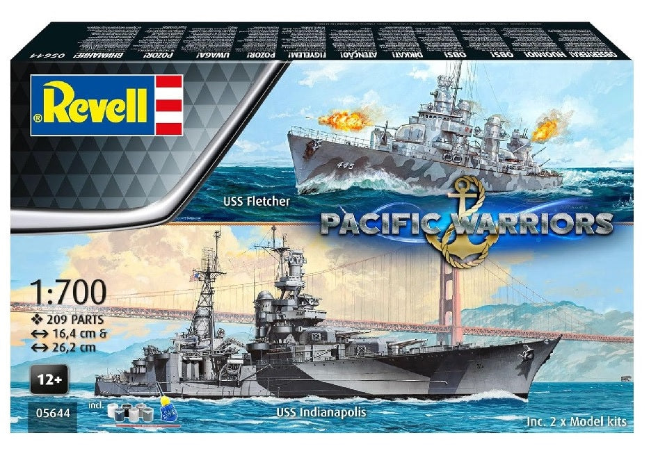 Revell Gift Set Pacific Warriors 1:700 (Model Kit)