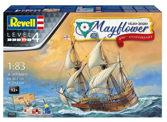 Revell Gift Set Mayflower 400th Anniversary 1:83 (Model Kit)