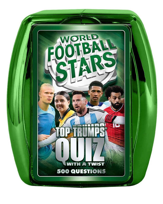 Top Trumps Card Game Quiz - World Football Stars Green