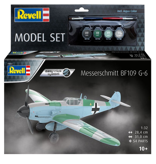 Revell Model Set Messerschmitt Bf109G-6 (easy-click) 1:32 (Model Kit)