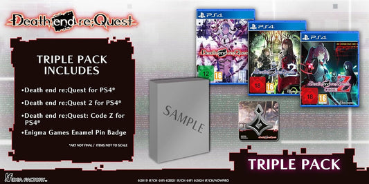 Death end re;Quest / Death end re;Quest 2 / Death end re;Quest: Code Z  - Triple Pack (PS4)