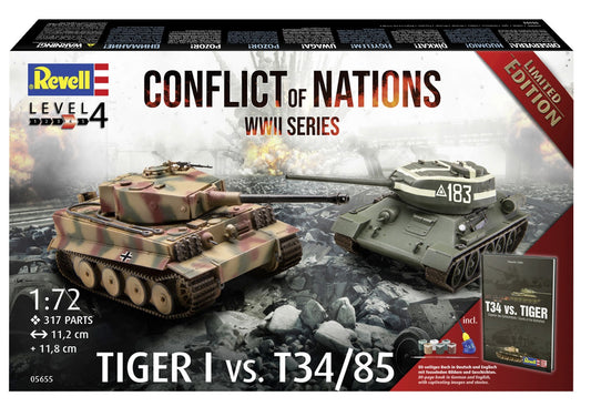 Revell Gift Set Conflict of Nations WWII Series 1:72 (Model Kit)