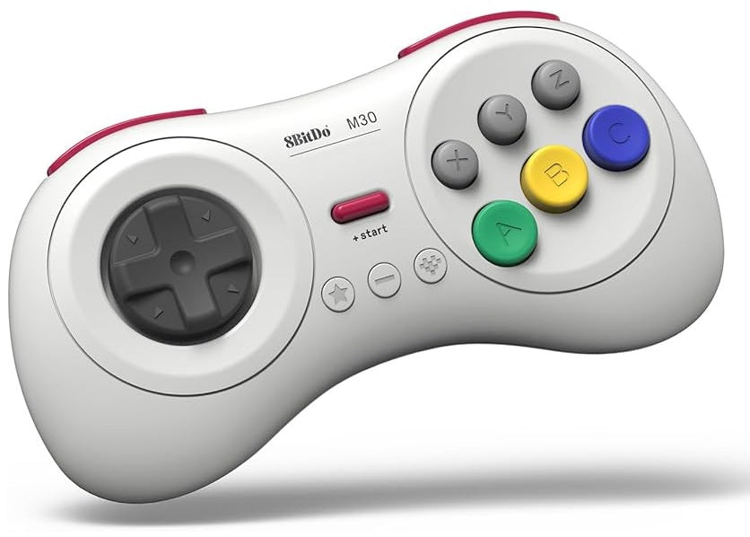 8BitDo - M30 Wireless Bluetooth Gamepad (White) (Nintendo Switch)