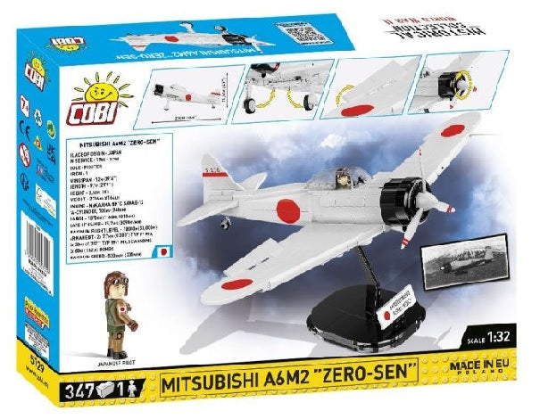Cobi - World War II - Mitsubishi A6M2 Zero 347 pcs (Toys)