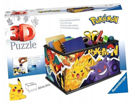 Ravensburger Pokemon Storage box 3d Puzzle 216 Piece Puzzle