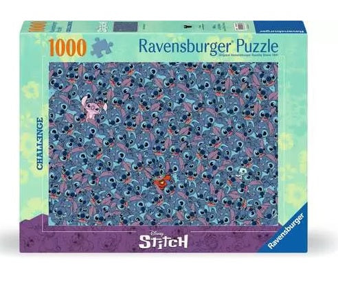 Ravensburger Puzzle - Stitch- 1000 Piece Challenge Edition Jigsaw Puzzle Puzzle