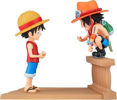 BANPRESTO - ONE PIECE - Luffy & Ace - Figure WCF Log Stories (8cm) (Figures)