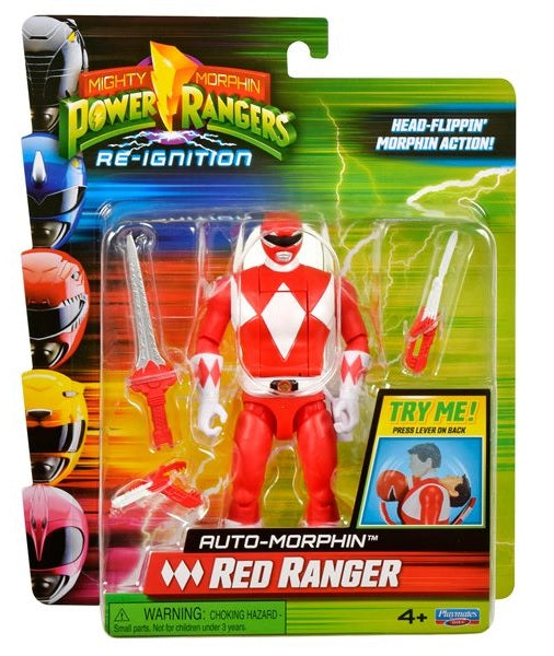 Power Rangers - Auto Morphin Ranger Figure Red Ranger (Toys)