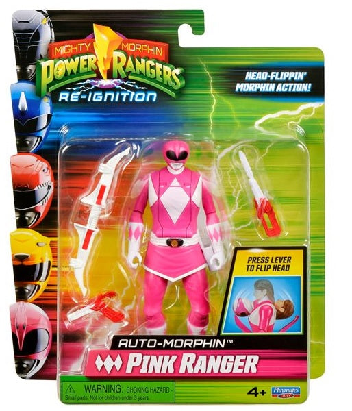 Power Rangers - Auto Morphin Ranger Figure Pink Ranger (Toys)