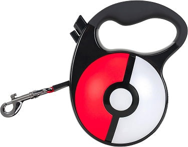 Jazpets - Pokemon Pokeball Retractable Dog leash