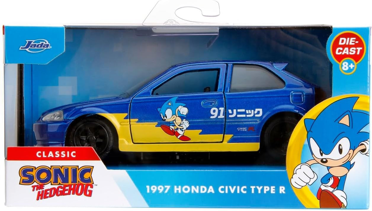 Jada - Sonic 1997 Honda Civic Type-R Die-Cast 1:32 (Toys)