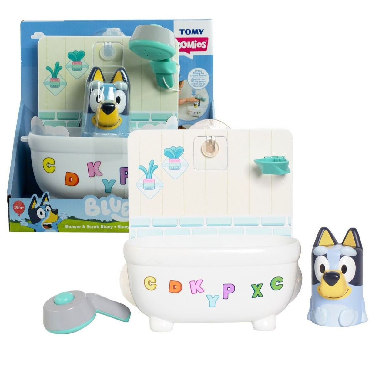 Bluey - Shower & Scrub Bluey (Toys)