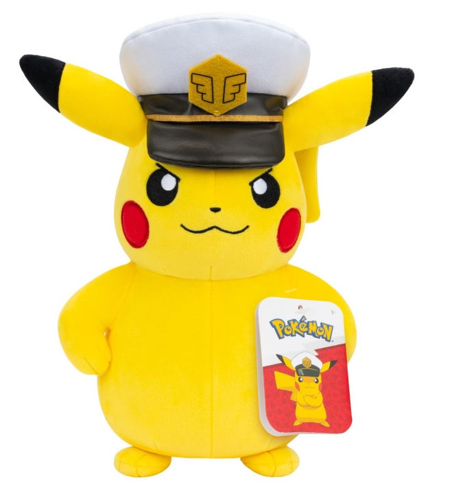 Pokemon - 8" Plush Captain Pikachu (Plush)