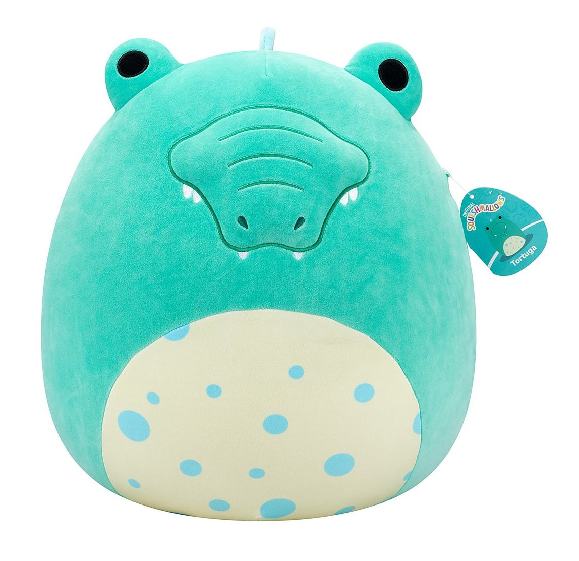 Squishmallows - 16' - (Tortuga - Teal Alligator W/Spotted Belly) (Plush)