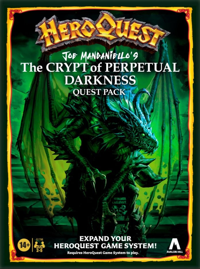 Hero Quest Crypt of Perpetual Darkness (Board Games)