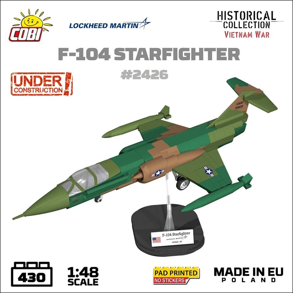 Cobi - Vietnam War - Lockheed F-104 Starfighter 430 pcs (Toys)