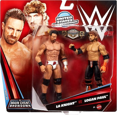 WWE - 2-pack LA Knight vs Logan Paul Figure (Toys)