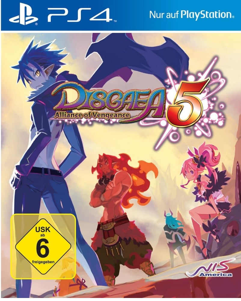 Disgaea 5: Alliance of Vengeance (German Box - ENG IN Game) (PS4)