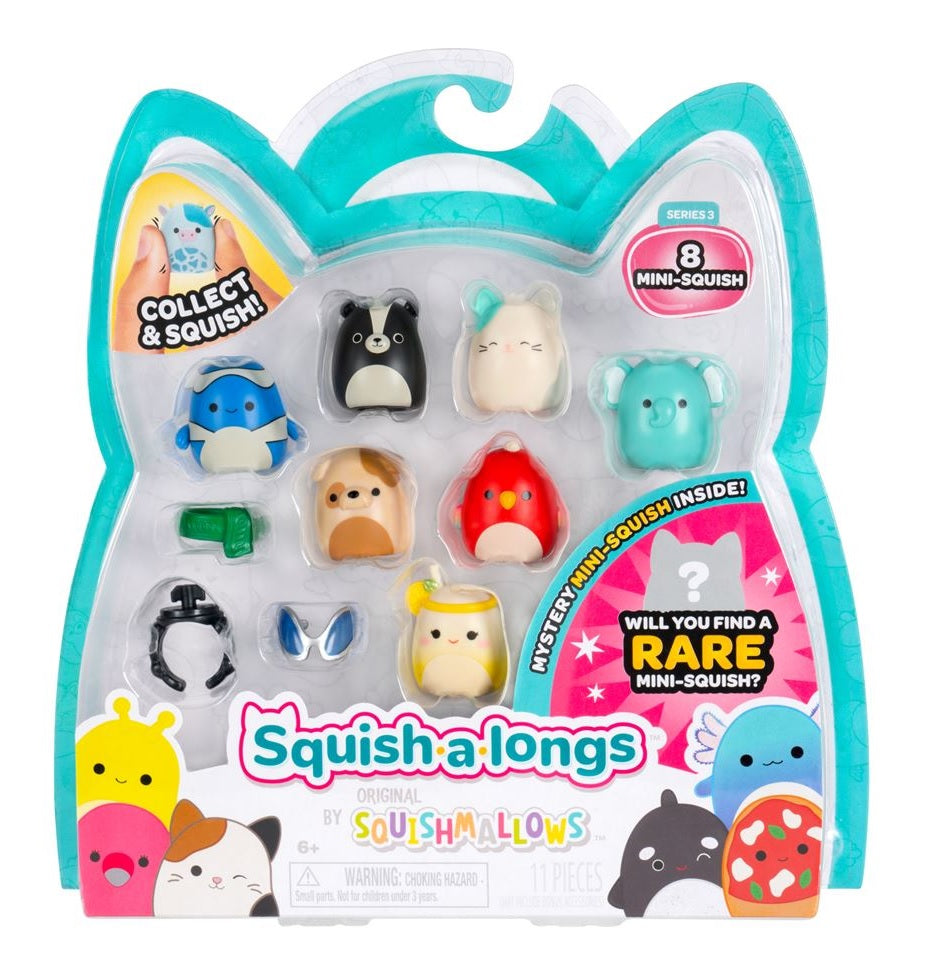 SquishAlong 8 Pack (STYLE 4) (W3) (Toys)