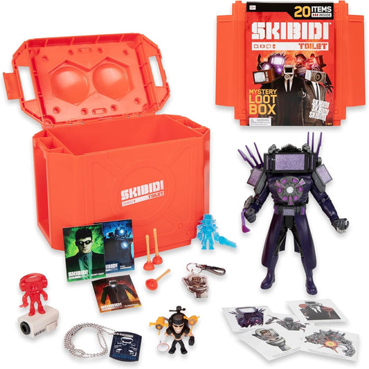 Skibidi Toilet - Mystery Loot Box (20 Items Inside) (Toys)