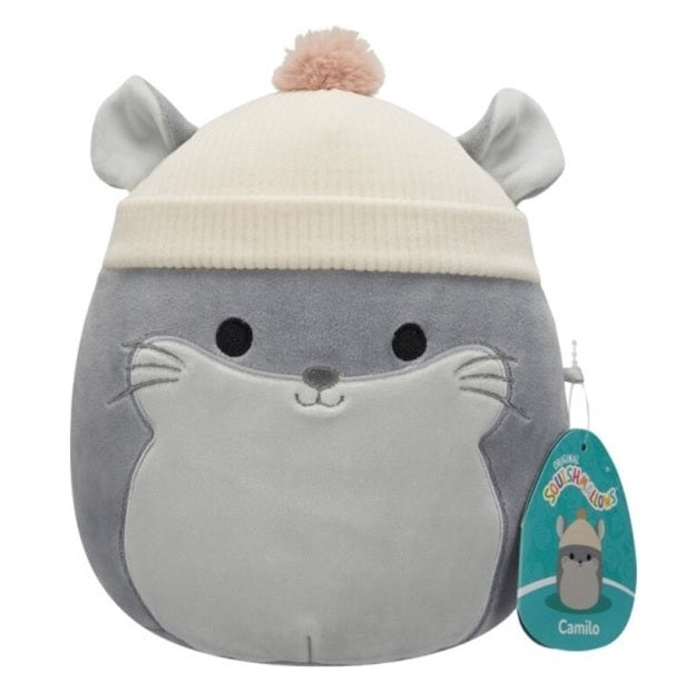 Squishmallows - 7.5'' - Everyday (Camilo Grey Chinchilla With Tan Beanie) (Plush)
