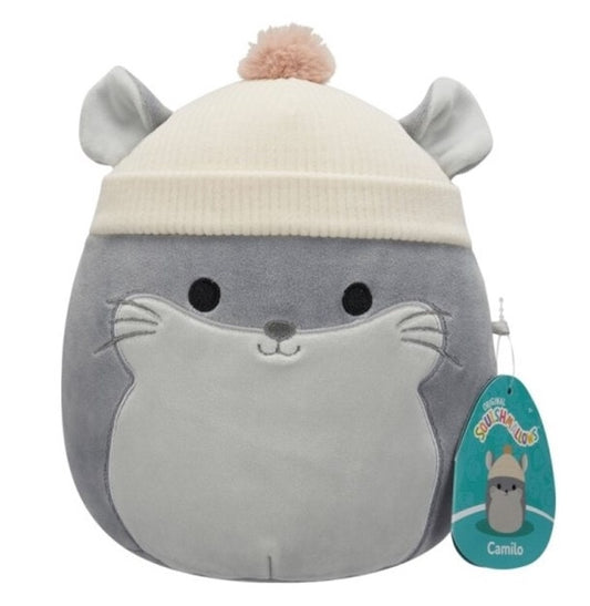 Squishmallows - 7.5'' - Everyday (Camilo Grey Chinchilla With Tan Beanie) (Plush)