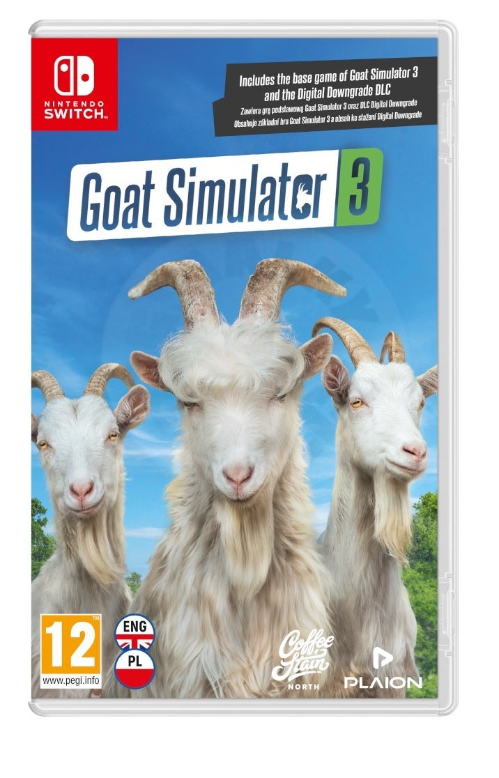 Goat Simulator 3 (English/Polish/Czech Box) (Nintendo Switch)