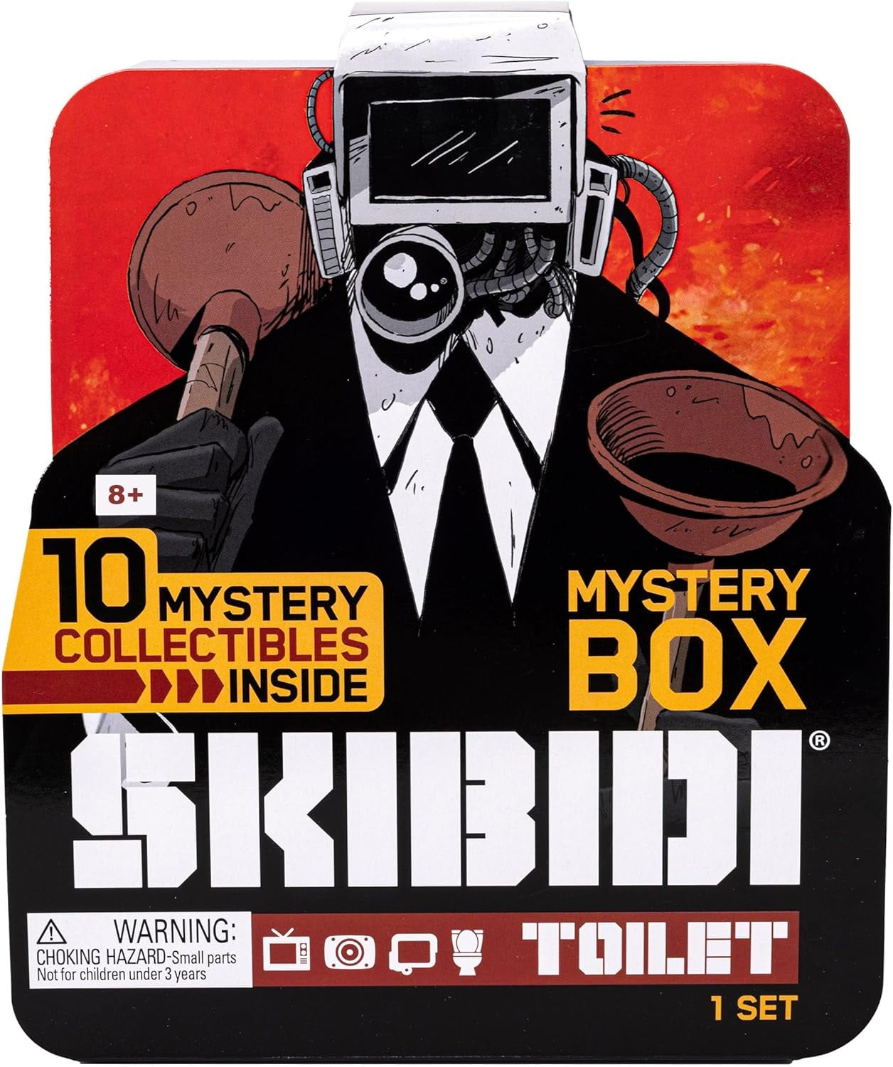 Skibidi Toilet - Mystery Box - 10 Mystery Collectibles Inside (Toys)