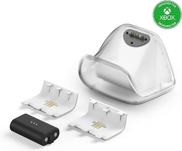 8BitDo Charging Dock for Xbox Wireless Controllers, Secure Magnetic Charging Station for Xbox Series X|S, One Controllers – Officially Licensed (White) (Xbox Series X/S)