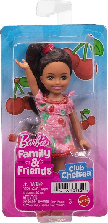 Barbie - Chelsea Core Doll - Pink Dress with Cherries (Toys)