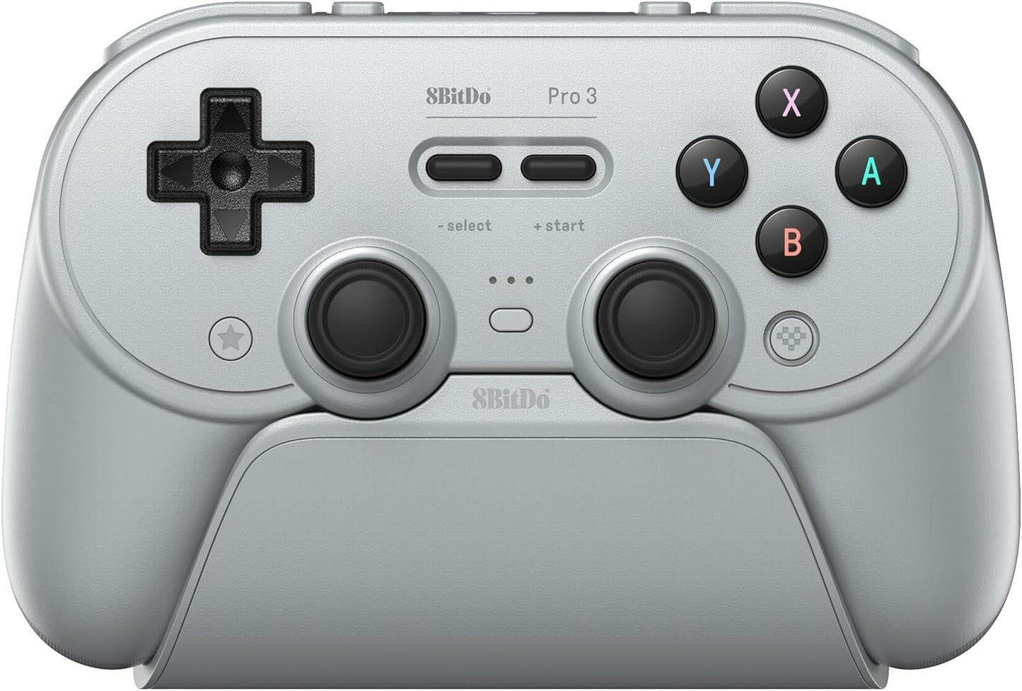 8BitDo Pro 3 Bluetooth Gamepad (Grey) (Compatible With Nintendo Switch 1 & 2  And PC)