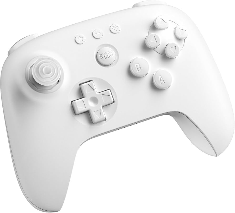 8BitDo 64 Bluetooth Controller For Switch, PC & Android (White) (Nintendo Switch)