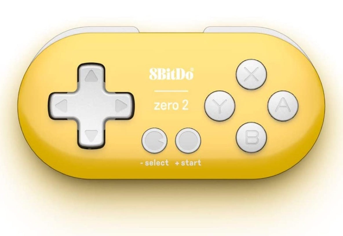 8BitDo Zero 2 Bluetooth Gamepad For Switch, PC & Android (Yellow) (Nintendo Switch)