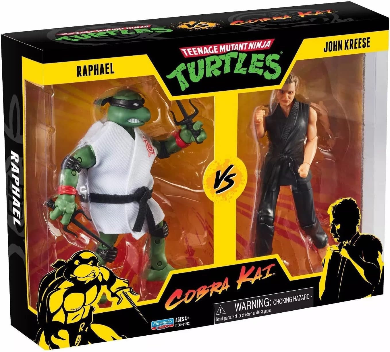 TMNT vs Cobra Kai 2-Packs Raphael vs John Kreese (Toys)