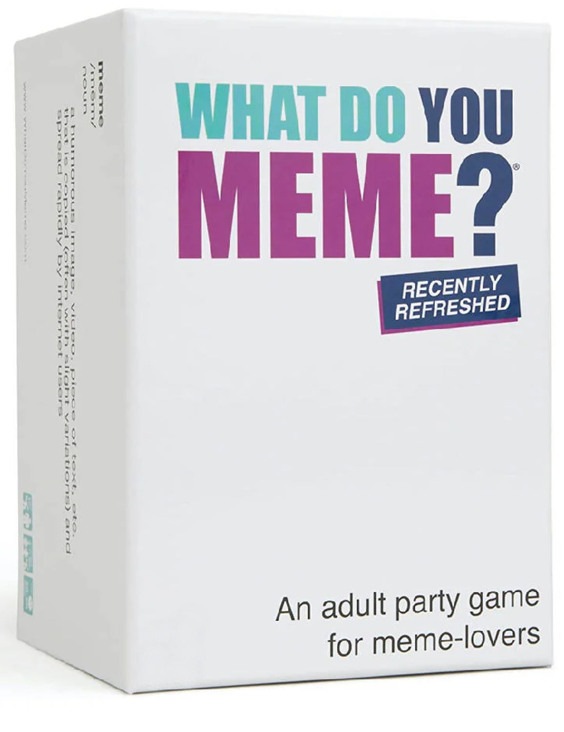 What Do You MEME? Recently Refreshed (Board Games)