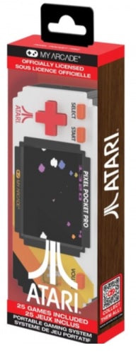 My Arcade Official Licensed Atari Pixel Pocket Pro 25 Games Included (Retro)