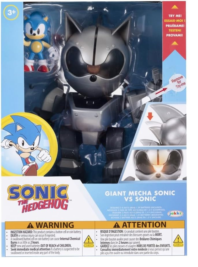 Sonic The Hedgehog Giant Mecha Sonic Vs Sonic (Toys)