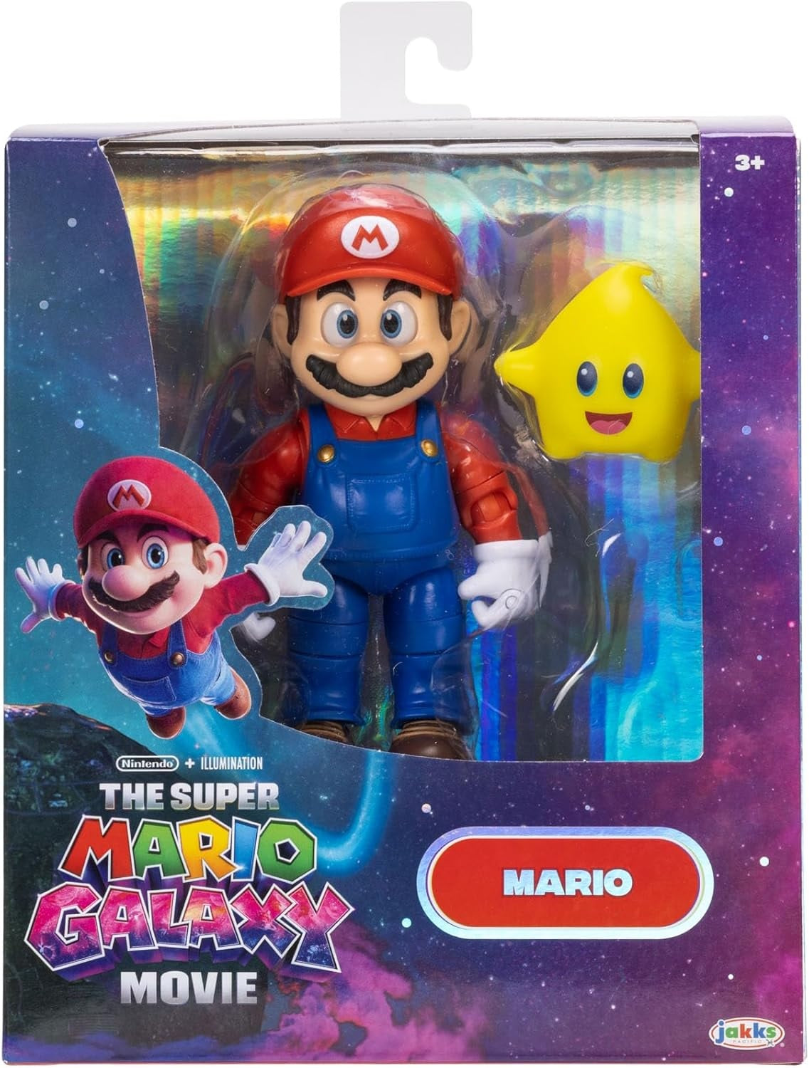 The Super Mario Galaxy Movie - 5" Action Figure (Mario with Luma Star) (Toys)