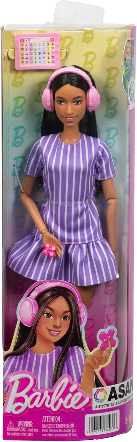 Barbie - Style Fashionista Doll: Purple Stripes (Toys)
