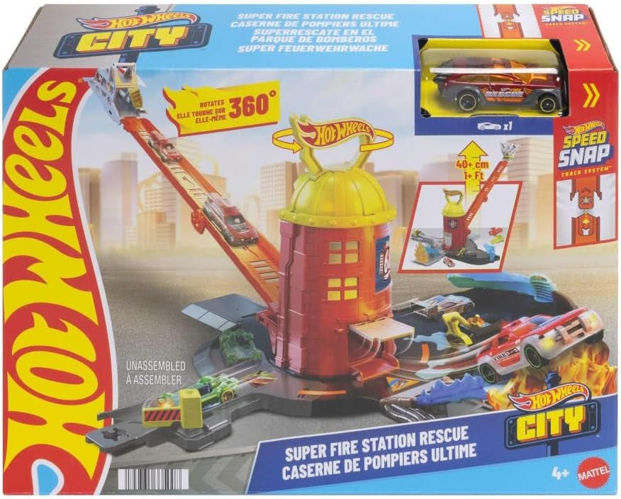 Hot Wheels - City Super Fire Station (Toys)