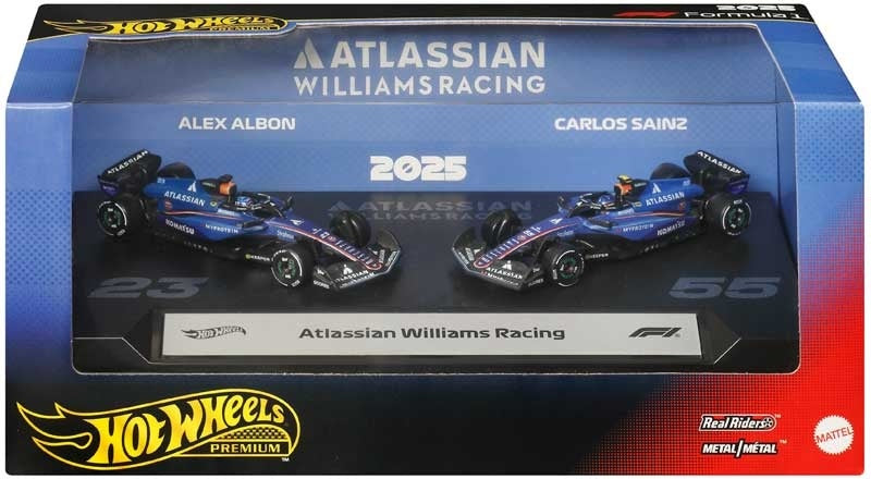 Hot Wheels - Premium Formula 1 2-Pack: Atlassian Williams Racing (Toys)