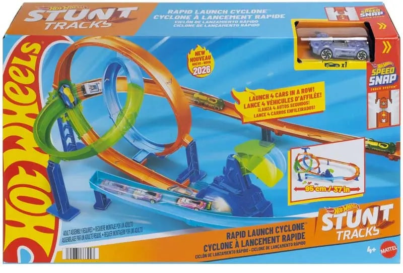 Hot Wheels - Stunt Tracks Rapid Launch & Crash (Toys)