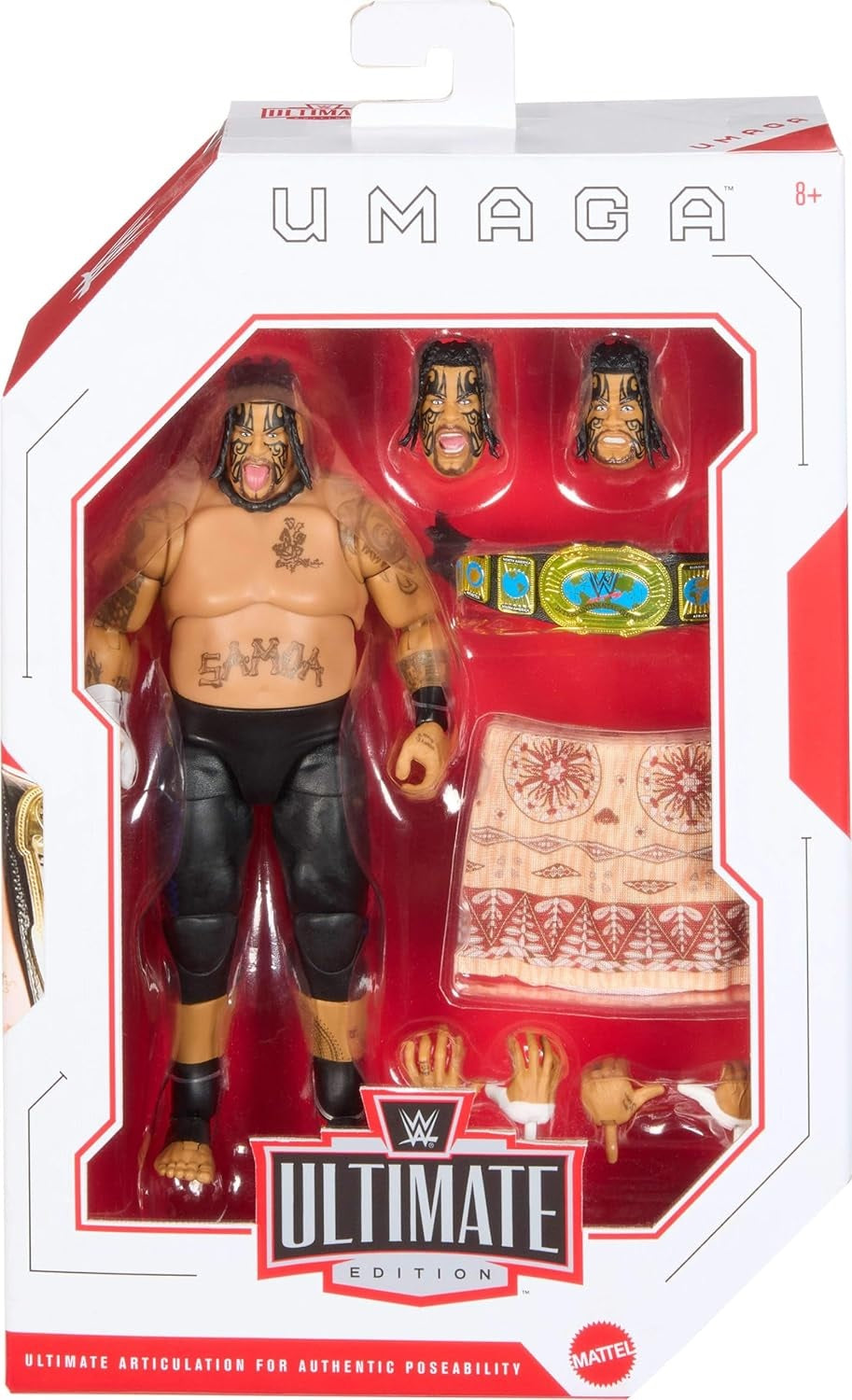 WWE - Ultimate Edition 6" Figure: #3 (S29) Umaga (Toys)