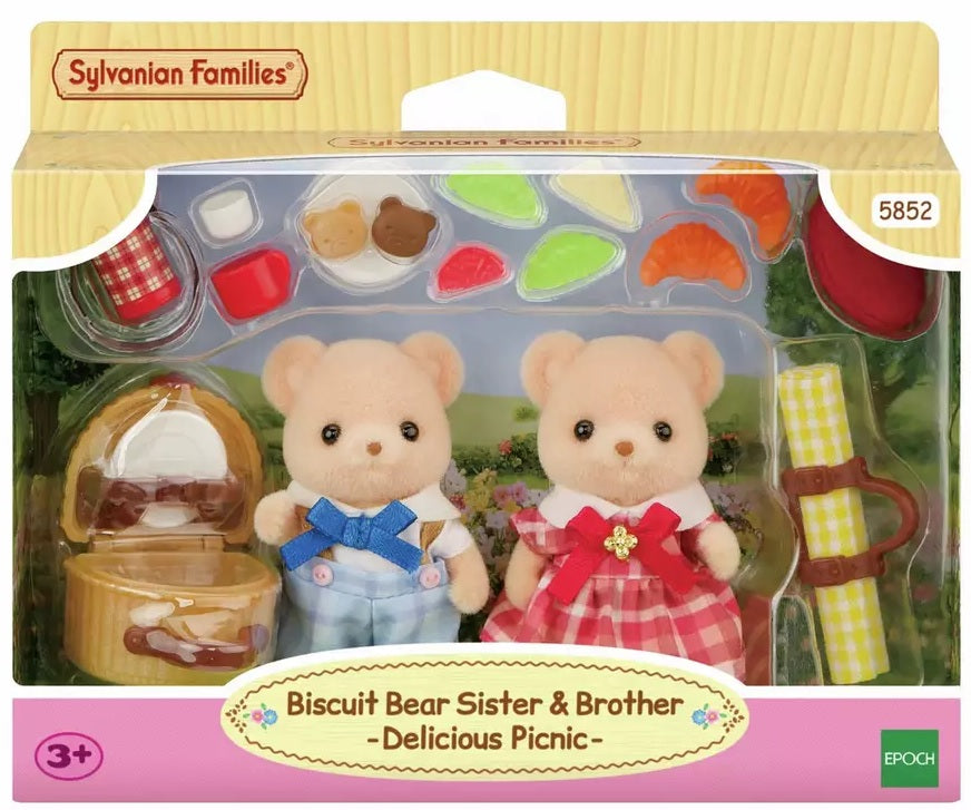 Sylvanian Families - Biscuit Bear Brother and sister Picnic (Toys)