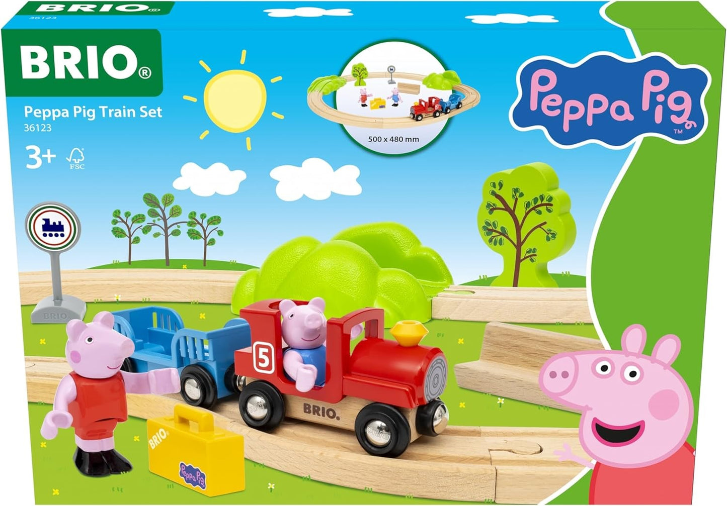 BRIO - Peppa Pig Train Set 636123 (Toys)