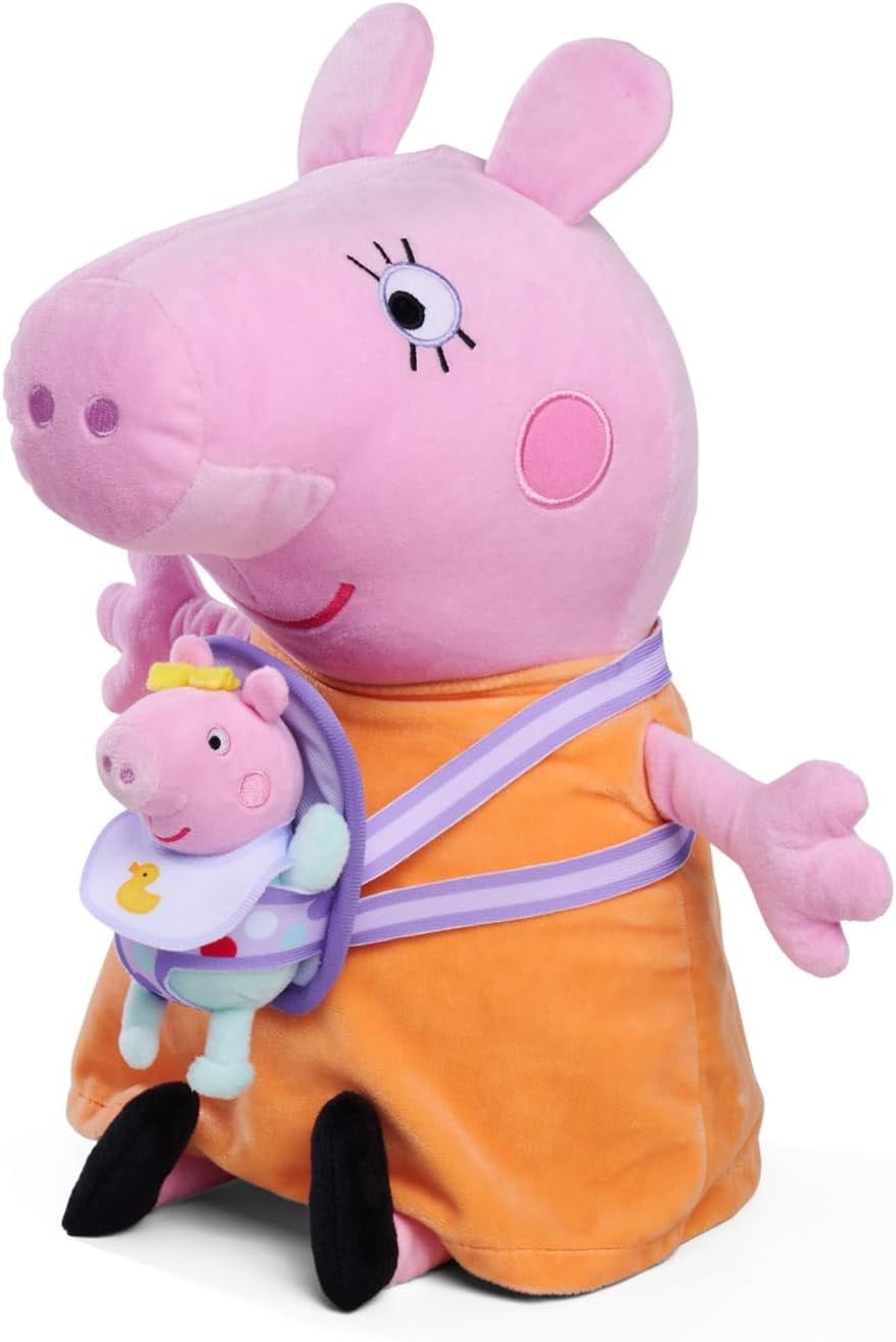 Peppa Pig - Mummy Pig + Evie (Plush)