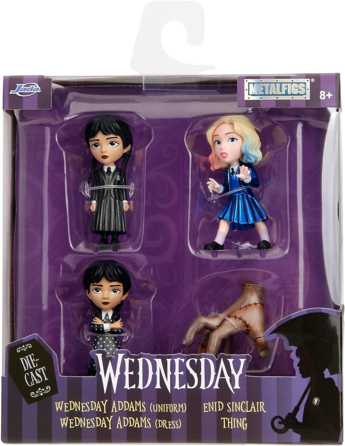 Wednesday - 2.5" Metal Figs 4-Pack (Toys)